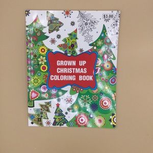 Grown Up Christmas coloring book
